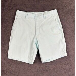NWOT FootJoy Golf Shorts Men’s 32 Flat Front Mint Green 8” Inseam Performance FJ